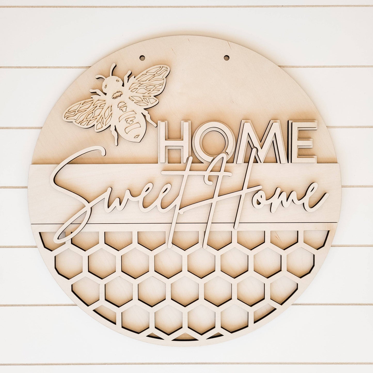 DIY Door Hanger: 16" Home Sweet Home